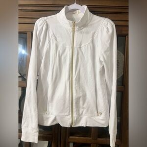 Lilly Pulitzer White Bomber Jacket
